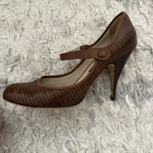 Giorgio Armani brown Mary Jane’s size 41